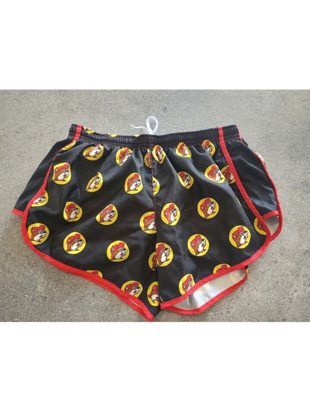 Buc-ee's Women's Athletic Running Shorts Size Small Black  #NoveltyLogo #Texas